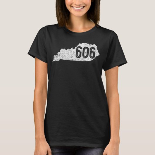 T-shirt 606 Map Morehead Pikeville (Devant)