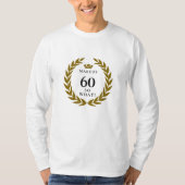 T-shirt 60 Alors ce drôle Laurel Wreath Crown 60e annivers (Devant)