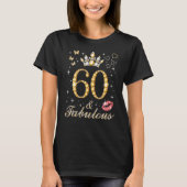 T-shirt 60 ans 60 ans et fabuleux depuis 1962 60e annivers (Devant)