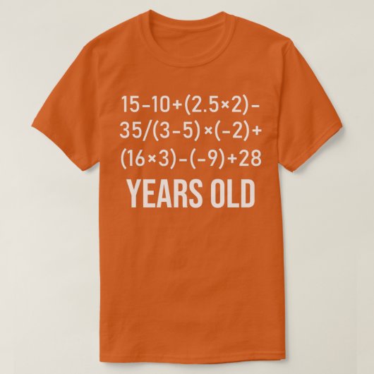 T-shirt 60 Ans Algebra drôle Équation 60e Anniversaire (Design devant)