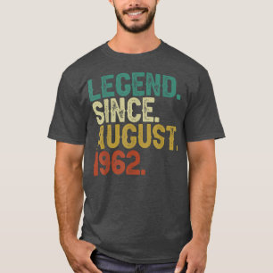 T-shirt 60 Ans Awesome depuis août 1962 Vintage 60t