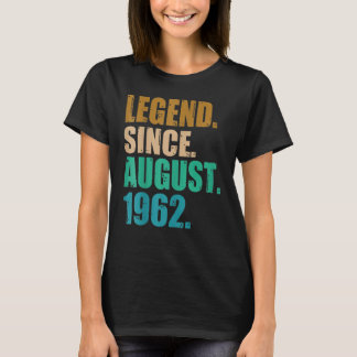 T-shirt 60 ans de légende depuis août 1962 60e anniversair