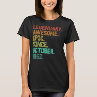 T-shirt 60 ans de légende depuis octobre 1962 60e annivers