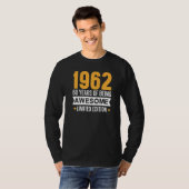 T-shirt 60 Ans D'Être Étonnant 1962 (Devant entier)