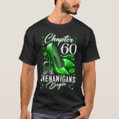T-shirt 60 Ans Saint Patrick's Day Let The Shenanigans (Devant)
