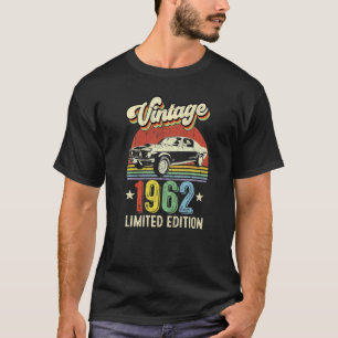 T-shirt 60 ans Vintage 1962 60e anniversaire