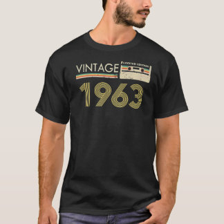 T-shirt 60 ans Vintage 1963 60e anniversaire 7