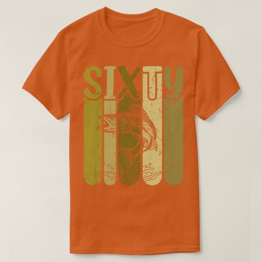 T-shirt 60 ans Walleye Fishing 60e anniversaire (Design devant)