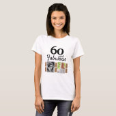 T-shirt 60 et Fabulous Gold Parties scintillant 2 Photo 60 (Devant entier)