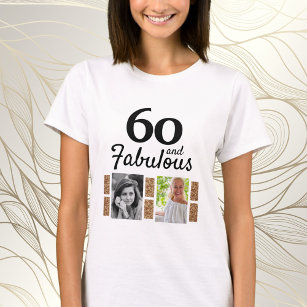 T-shirt 60 et Fabulous Gold Parties scintillant 2 Photo 60