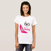 T-shirt 60 et Sassy 60e anniversaire (Devant entier)