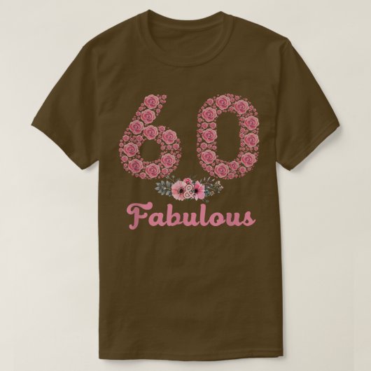 T-shirt 60 & Fabuleux 60 ans 60e anniversaire Gentle St. (Design devant)