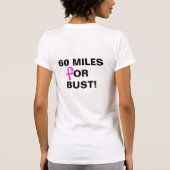 T-shirt 60 milles pour le buste ! (Dos)