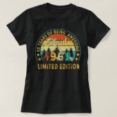 T-shirt 60 Year Old Gifts April 1962 Limited Edition 60th (Design devant)