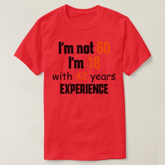 T-shirt 60e anniversaire 4 (Design devant)