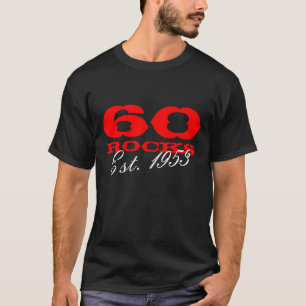 T-shirt 60e anniversaire 60 Rocks Est. 1953 - 2022