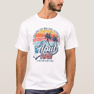 T-shirt 60E Anniversaire Cadeaux Vintage 1961 Édition Limi