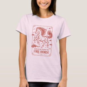 T-shirt 60e anniversaire Cheval de Feu Zodiaque Chinois 20