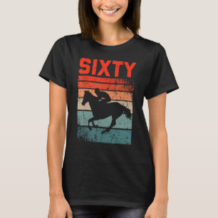 T-shirt 60e Anniversaire Cheval Ventilateur 60 ans Homme W