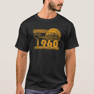 T-shirt 60E Anniversaire Classique 1960 60 Année Awesome D