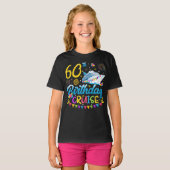T-shirt 60e anniversaire Croisière B-Day Fille (Devant entier)