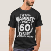 T-shirt 60e anniversaire de mon mariage 60 ans (Devant)