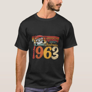 T-shirt 60e anniversaire de naissance en septembre 1963