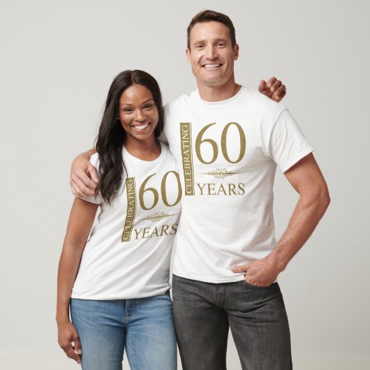T-shirt 60e anniversaire du Mariage (Unisexe)