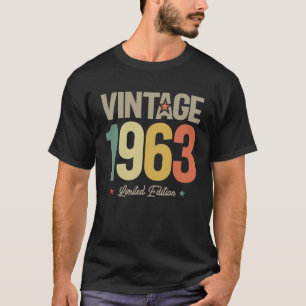 T-shirt 60e anniversaire vintage Décorations amusantes 196