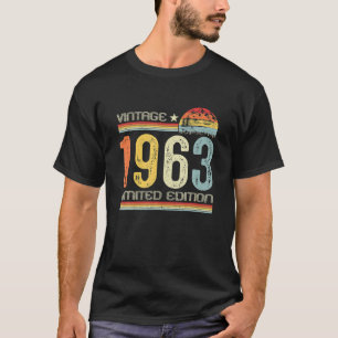T-shirt 60e B Jour Cadeaux Vintage 1963 Edition Limitée 60