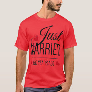 T-shirt 60ème anniversaire de Mariage - Marié 60 ans