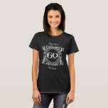 T-shirt 60ème jour de l'anniversary<br><div class="desc">A romantic design to celebrate your 60th year of marriage. If you would like any help customizing this design please contact me, their an ask this designer button, just below this text. This sixtieth, 60 ans de wedding anniversary crest has the text diamond as that is the traditional gift for...</div>