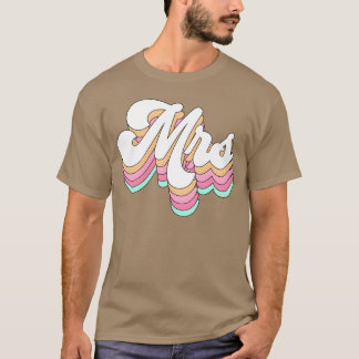 T-shirt 60S 70S Mme Pour Future Mariée Nouvelle Douche de