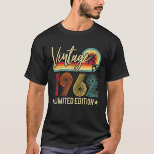 T-shirt 61 ans Vintage 1962 61e Anniversaire