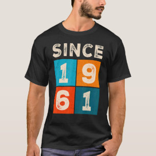 T-shirt 61e anniversaire depuis 1961