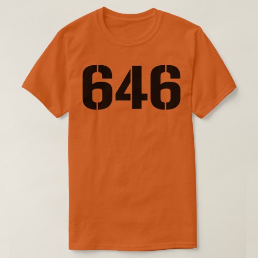 T-shirt 646 Texte noir (Design devant)