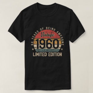 T-shirt 64 Ans d'être Incroyable 64e Anniversaire Rétro