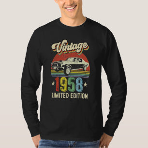 T-shirt 64 ans Vintage 1958 64e anniversaire