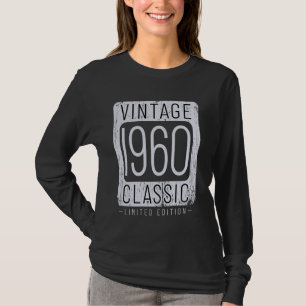 T-shirt 64 ans Vintage 1960 64e anniversaire Décoration