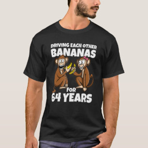 T-shirt 64ème anniversaire de Mariage se conduisant mutuel