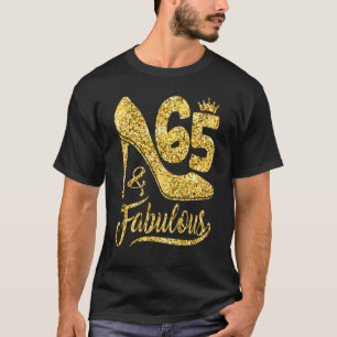 T-shirt 65 Ans 65 & Fabuleux 65e Anniversaire Couronne S