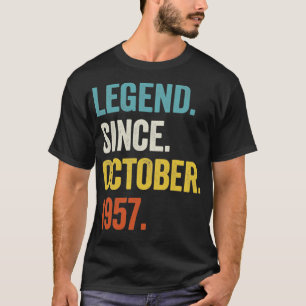 T-shirt 65 ans de légende depuis octobre 1957 65e annivers