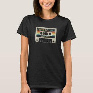 T-shirt 65 Ans Meilleur De 1958 65e Anniversaire Cassette 