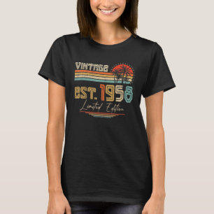 T-shirt 65 ans Vintage 1958 65e anniversaire