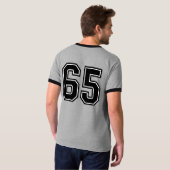 T-shirt 65e Anniversaire (Dos entier)
