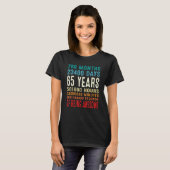 T-shirt 65e anniversaire 65 ans 65 ans d'être Awesom (Devant entier)