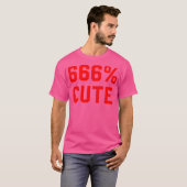 T-shirt 666 Cute (Devant entier)