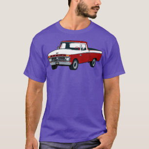 T-shirt 66 Camion blanc rouge F