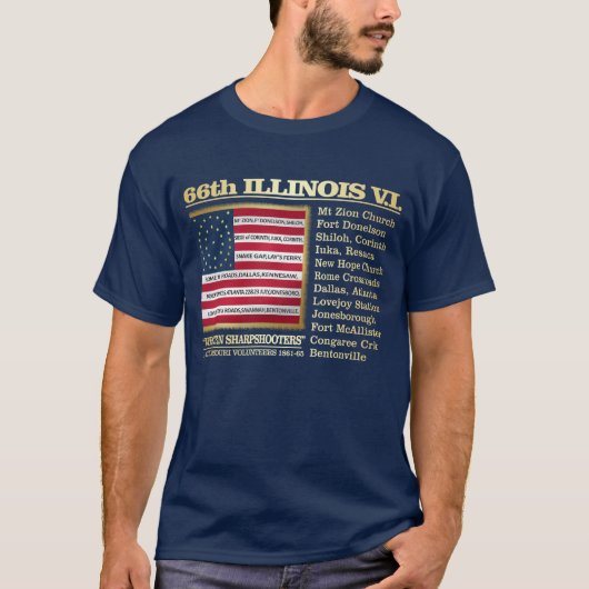 T-shirt 66e Illinois VI (BH) (Devant)