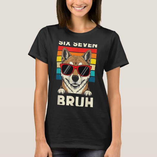 T-shirt 67 Animals Funny 67 Brainrot Youth Kids Dog 67  (Devant)